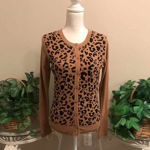 Merona Leopard Cardigan - Picture 3 of 6